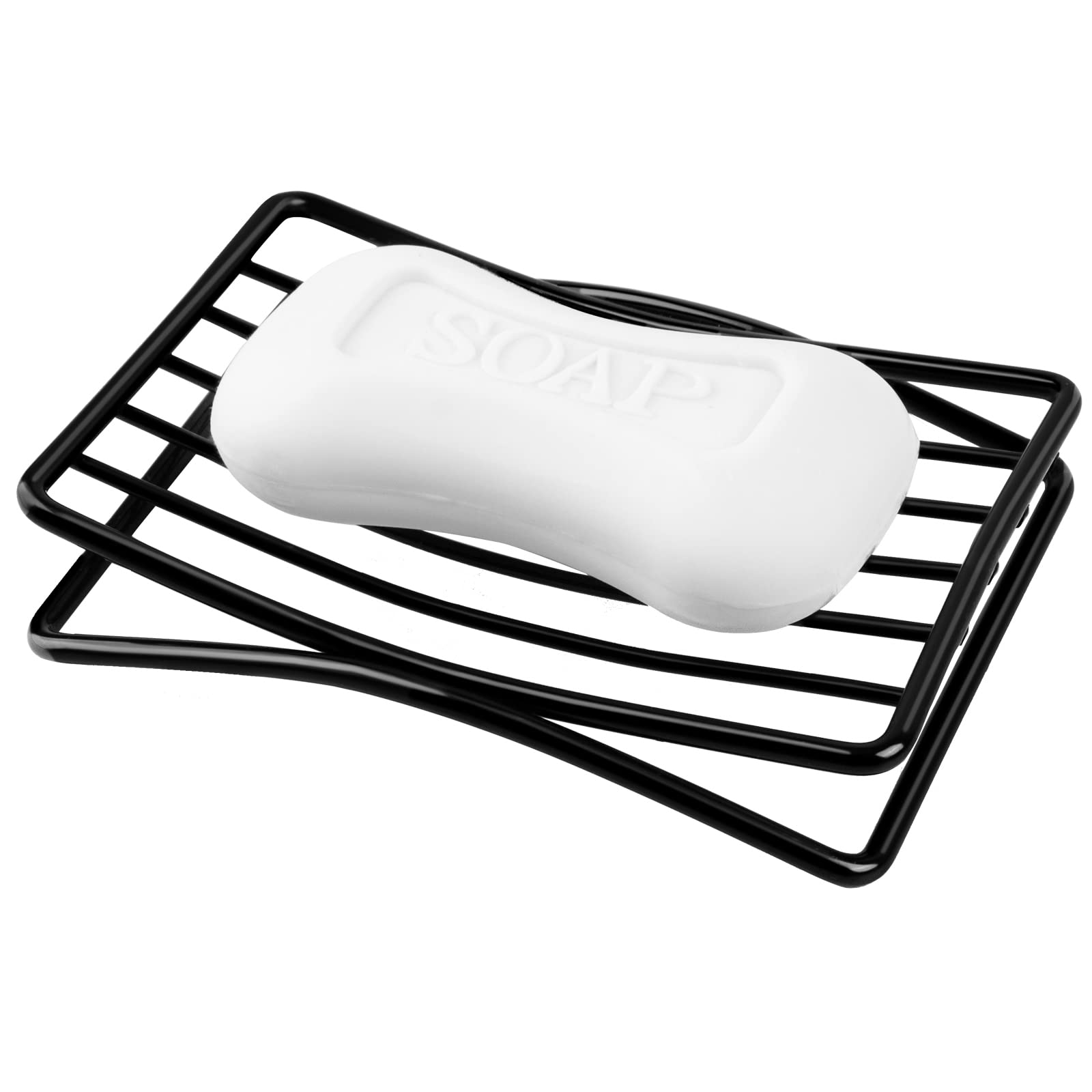 Guukar Soap Dish Bar Soap Holder For Shower Bathroom, Stainless Steel Self-Draining Sponge Holder For Kitchen Sink Bathtub, Easy