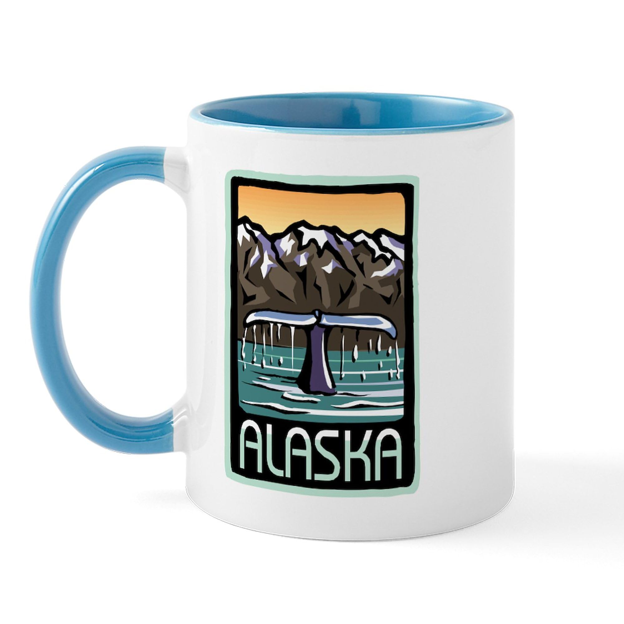 CafePress Alaska Whale Mug 11 oz (325 ml) Ceramic Coffee Mug