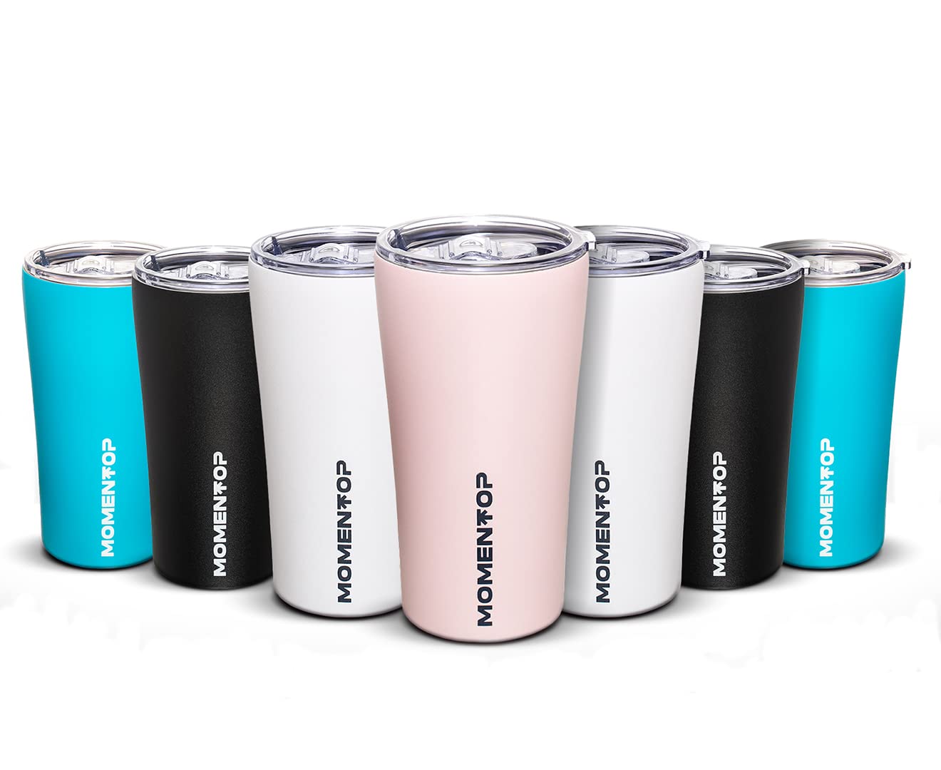 Momentop Insulated Tumblers For Drinks And Cocktails, 24 Hr Cold & 12 Hr Hot, Bpa Free, No Condensation, Pro Grade Stainless Ste