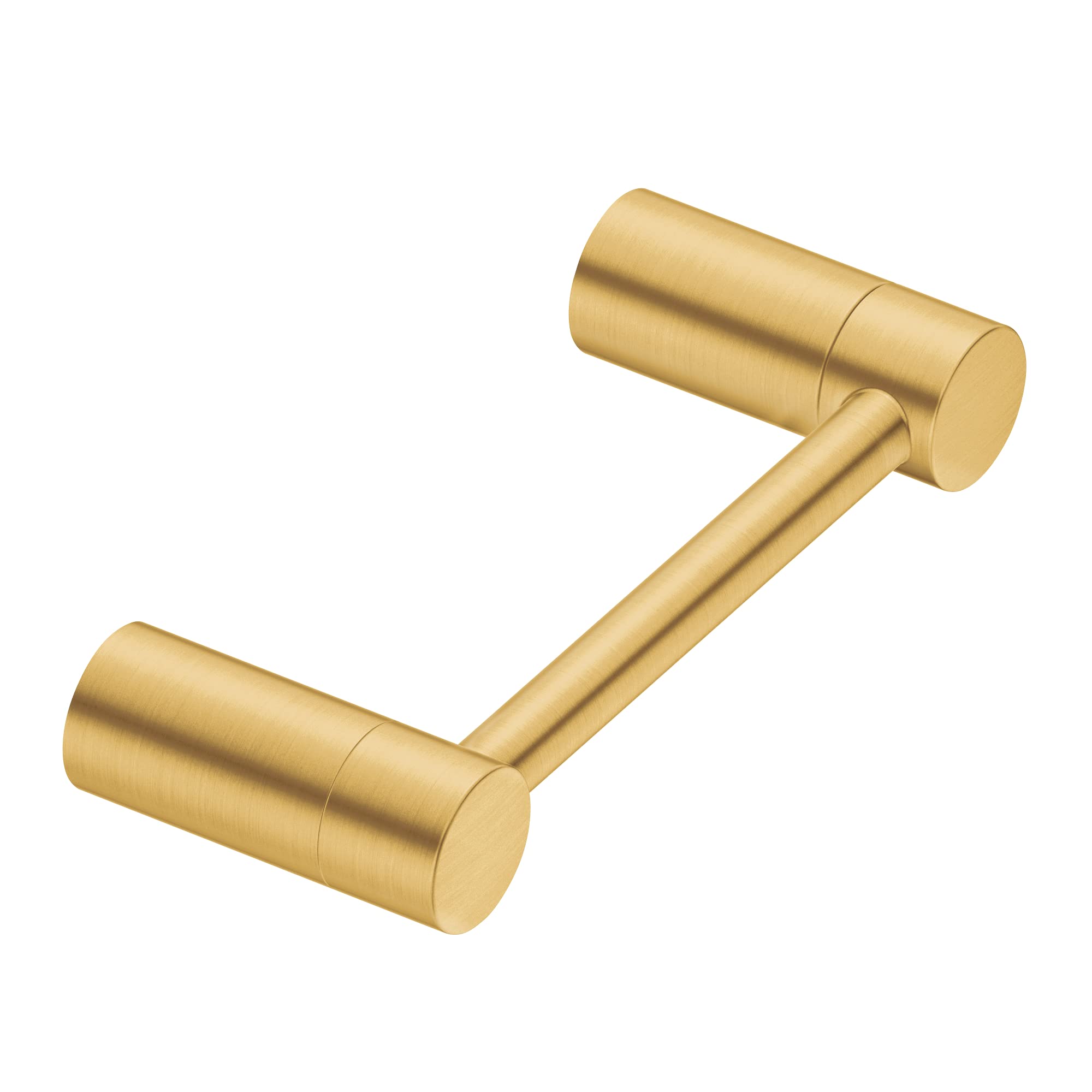 Moen Align Brushed Gold Pivoting Wall Mounted Modern Toilet Paper Holder For Bathroom, Yb0408Bg