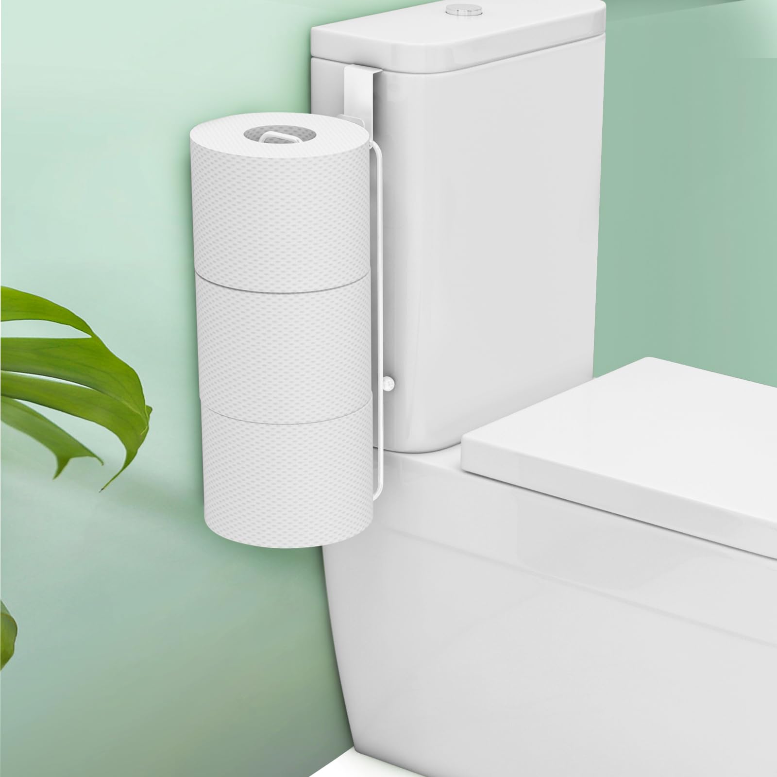 Conworld Toilet Paper Storage For 3 Roll Tissue, Over The Tank Toilet Paper Holder, Stainless Steel Rustproof Toilet Paper Holde