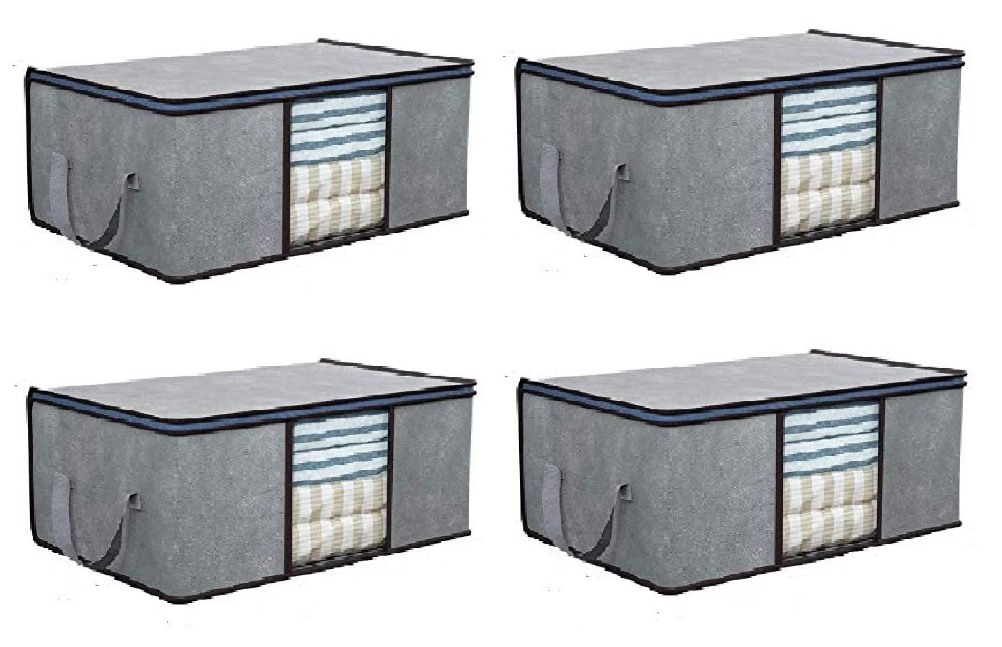Home Store India Clothes Storage Bag, Closet Organizer And Storage Foldable Clothing Storage Bag For Clothes, Blanket, Comforter