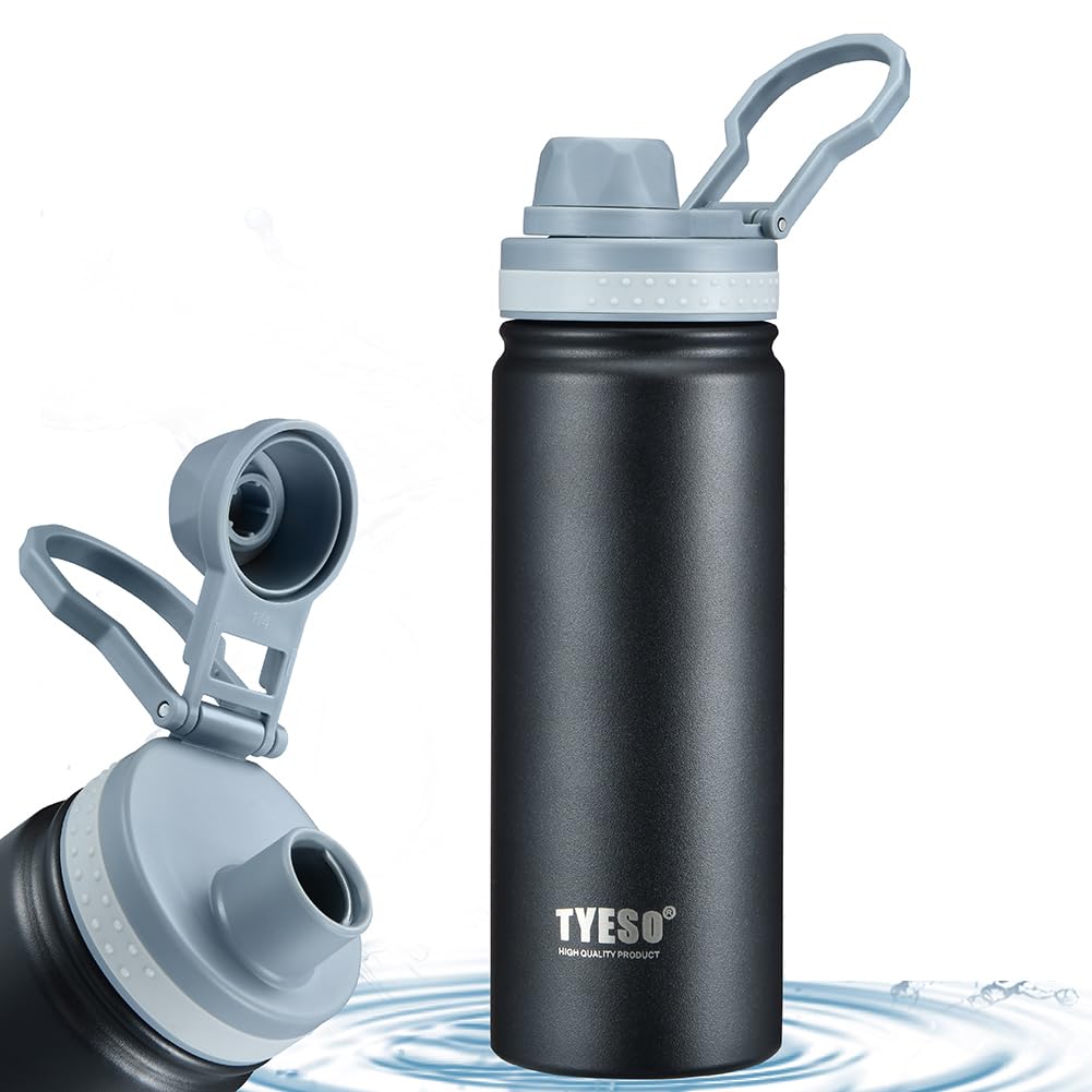 Hytodre Insulated Water Bottle,Stainless Steel Vacuum Insulated Water Bottle, Double-Wall Sport Bottle With Leak Proof Spout And