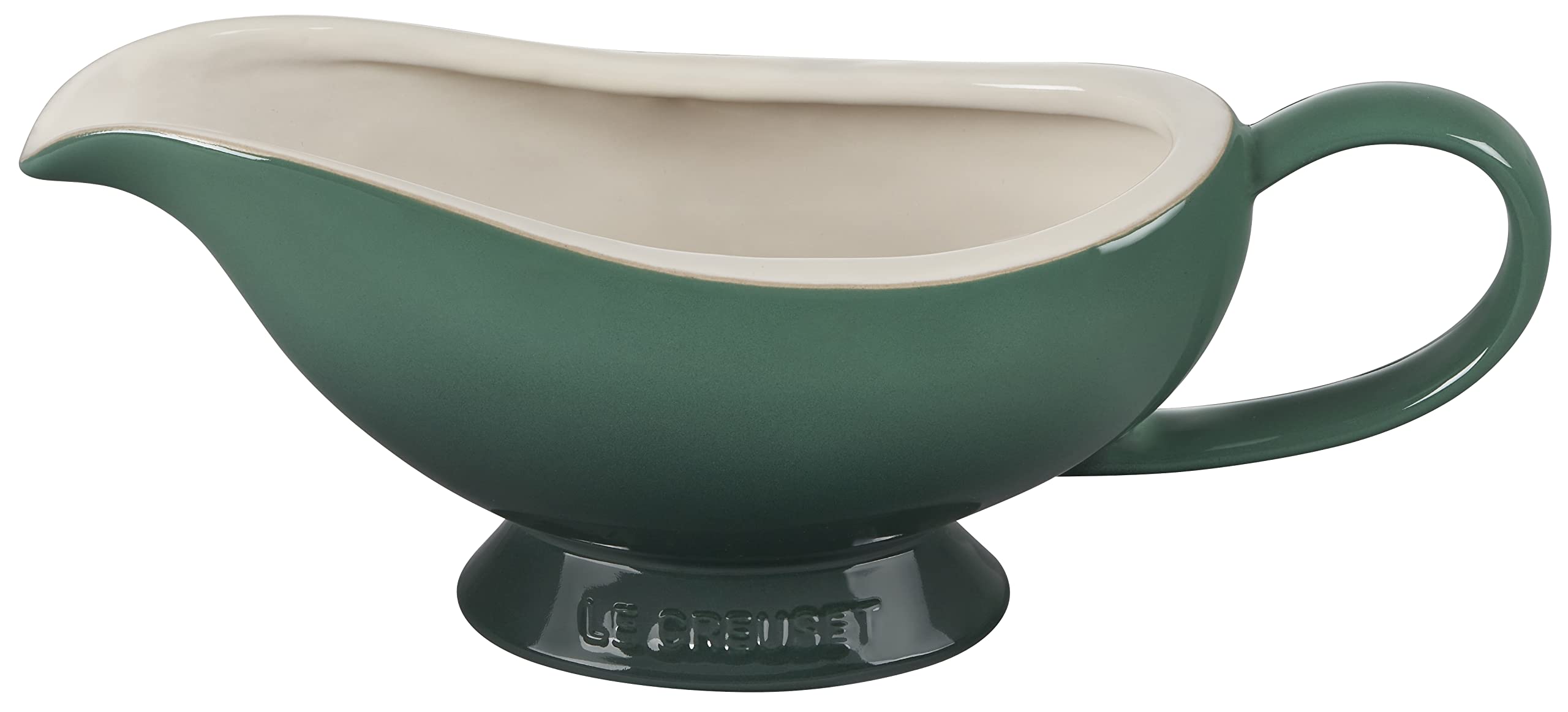 Le Creuset Gravy Boat, 16 oz Stoneware, Artichaut Color, Model PG7126T-12795