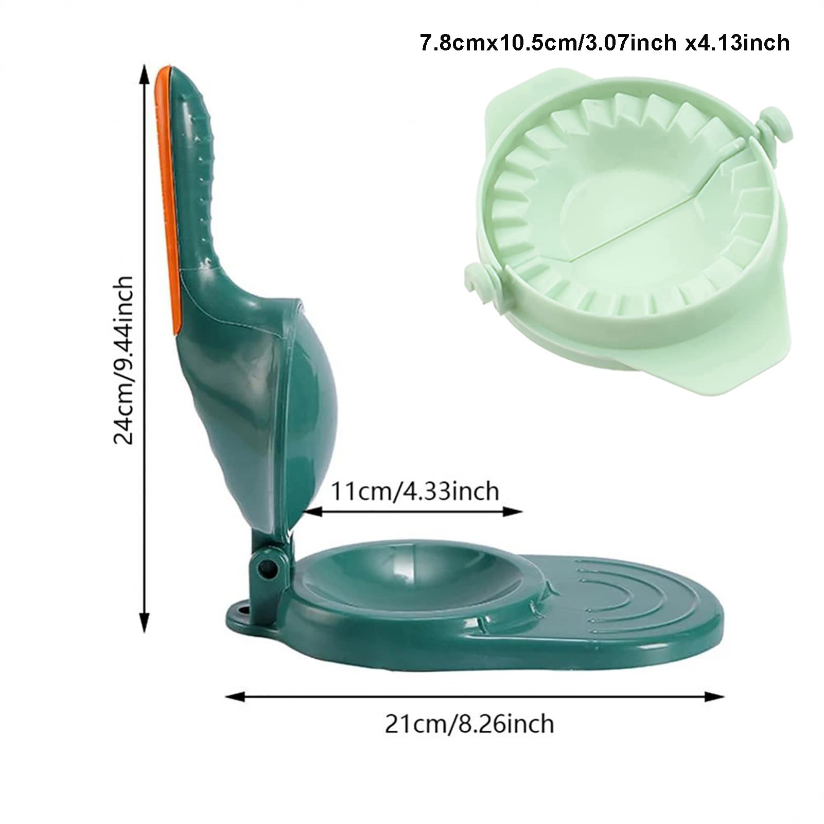 Dough Presser Dumpling Skin Maker With 3Pcs Dumpling Press Molds, Press Chinese Dumpling Skin Tool, Manual Dumpling Wrapper Pres