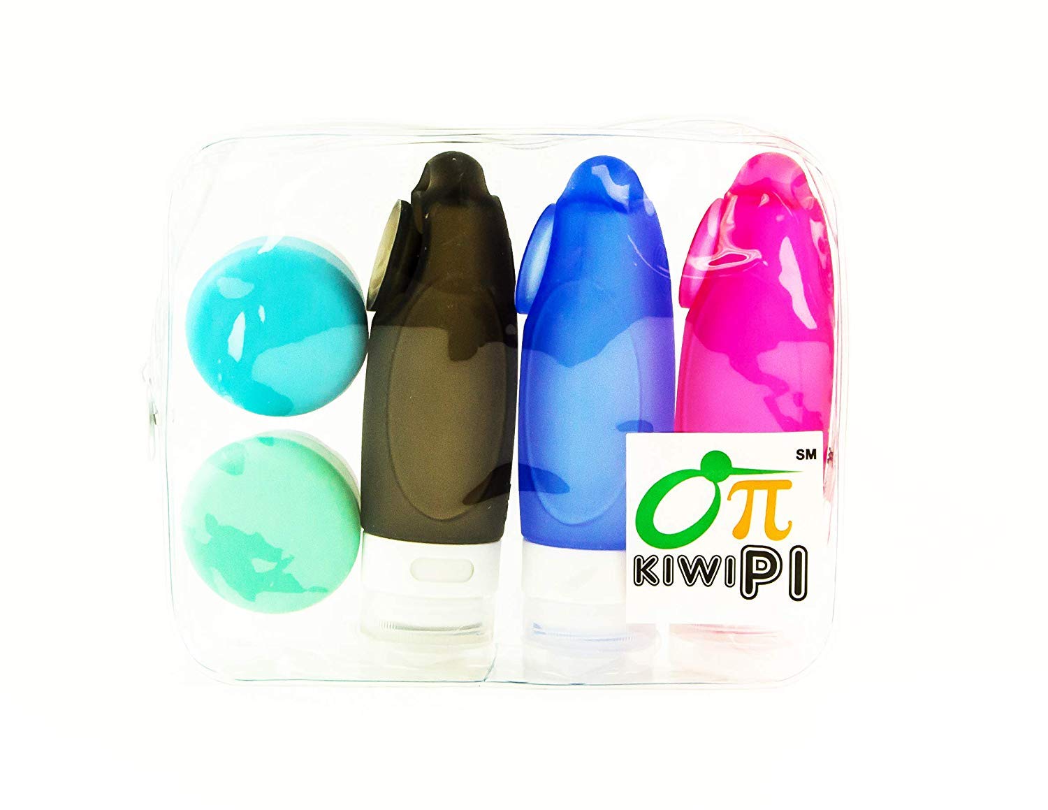 Silicone Travel Accessories Bottles Containers Sets, Silicone Cosmetic Cream Jars For Toiletries, Compact Travel Size Containers