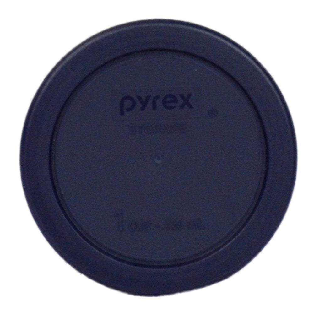 Pyrex 7202-PC 1-Cup Dark Blue Food Storage Replacement Lid - Made in USA