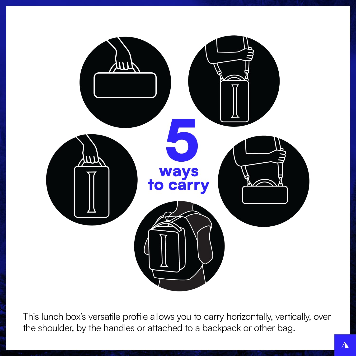 Arctic Zone Titan High Performance Insulated Expandable Lunch Pack, Black 8 In X 4 In X 10.25 In