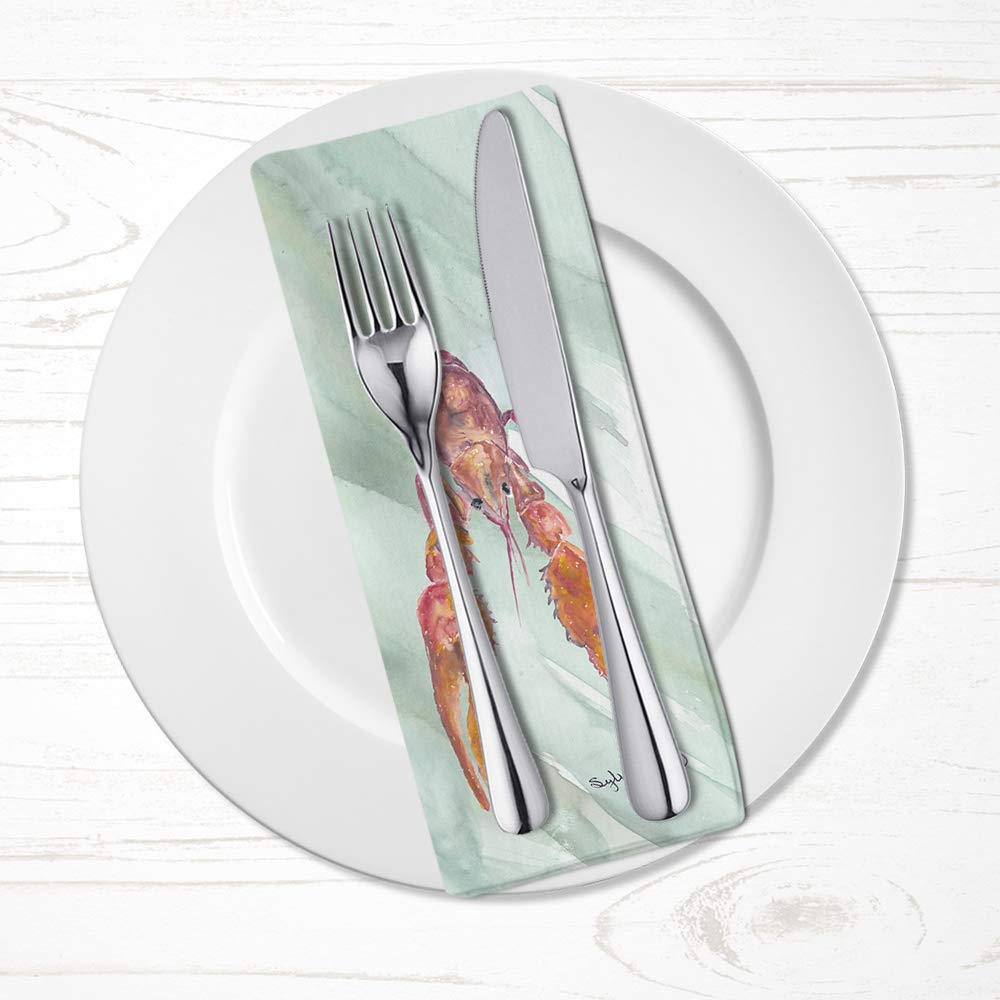 Crawfish on Sage Green Napkin SC2061NAP