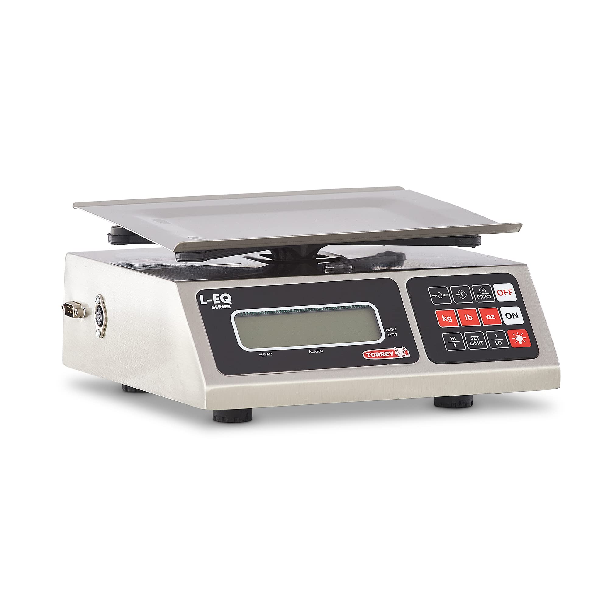 Torrey Leq 10/20 High Precision Digital Portion Control Scale, Stainless Steel Construction, 10 Kg/20 Lb. Capacity