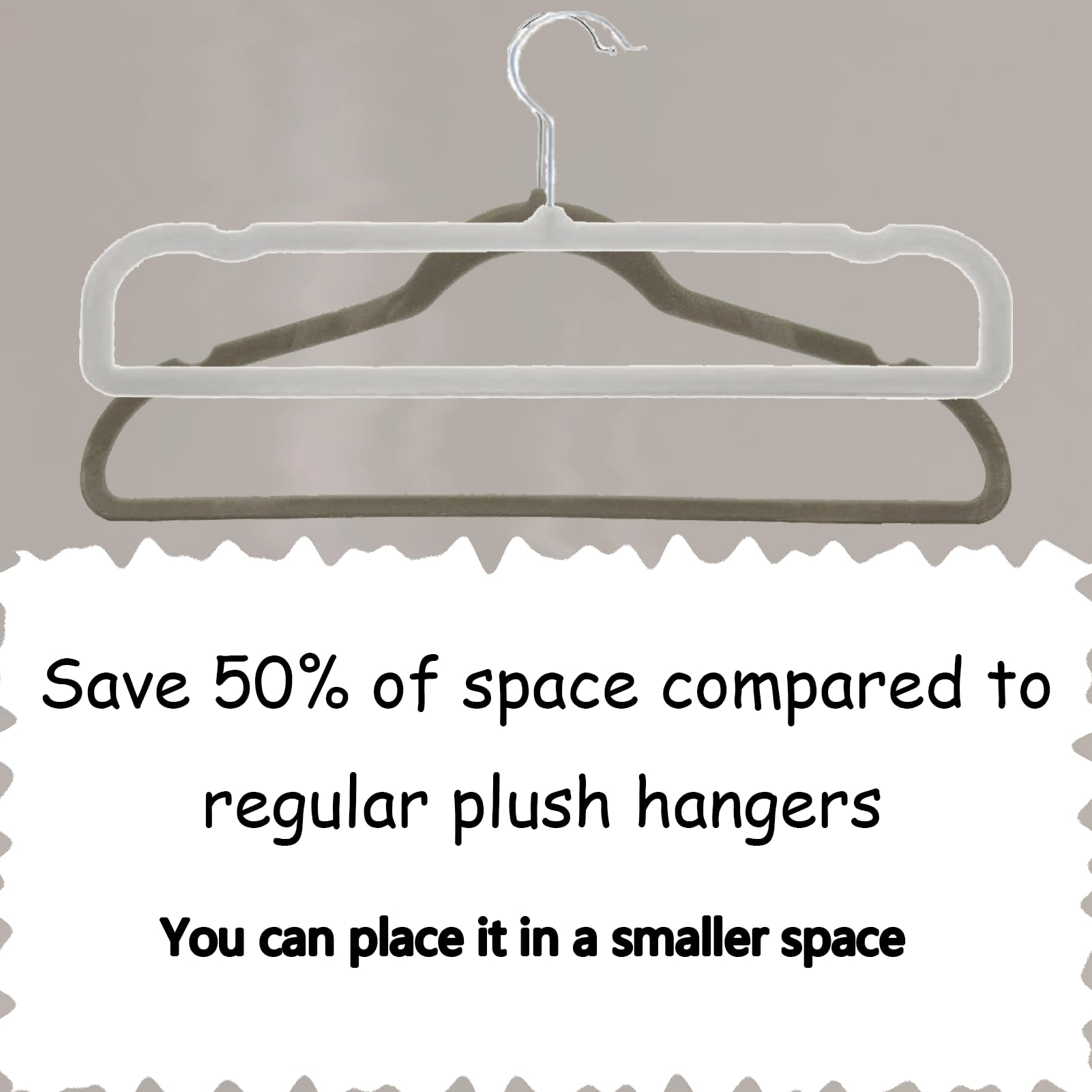 Hgyze Velvet Pant Hanger Space Saving, 20 Pack Non-Slip Shorts Hanger, Jeans Slack Trousers Hanger With 10Pcs Clothe Hanger Conn
