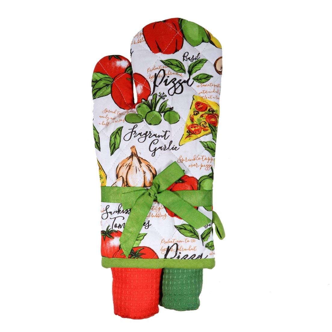 Dei Pizza Oven Mitt And Towel, 16''X5.5'', Mulitcolor