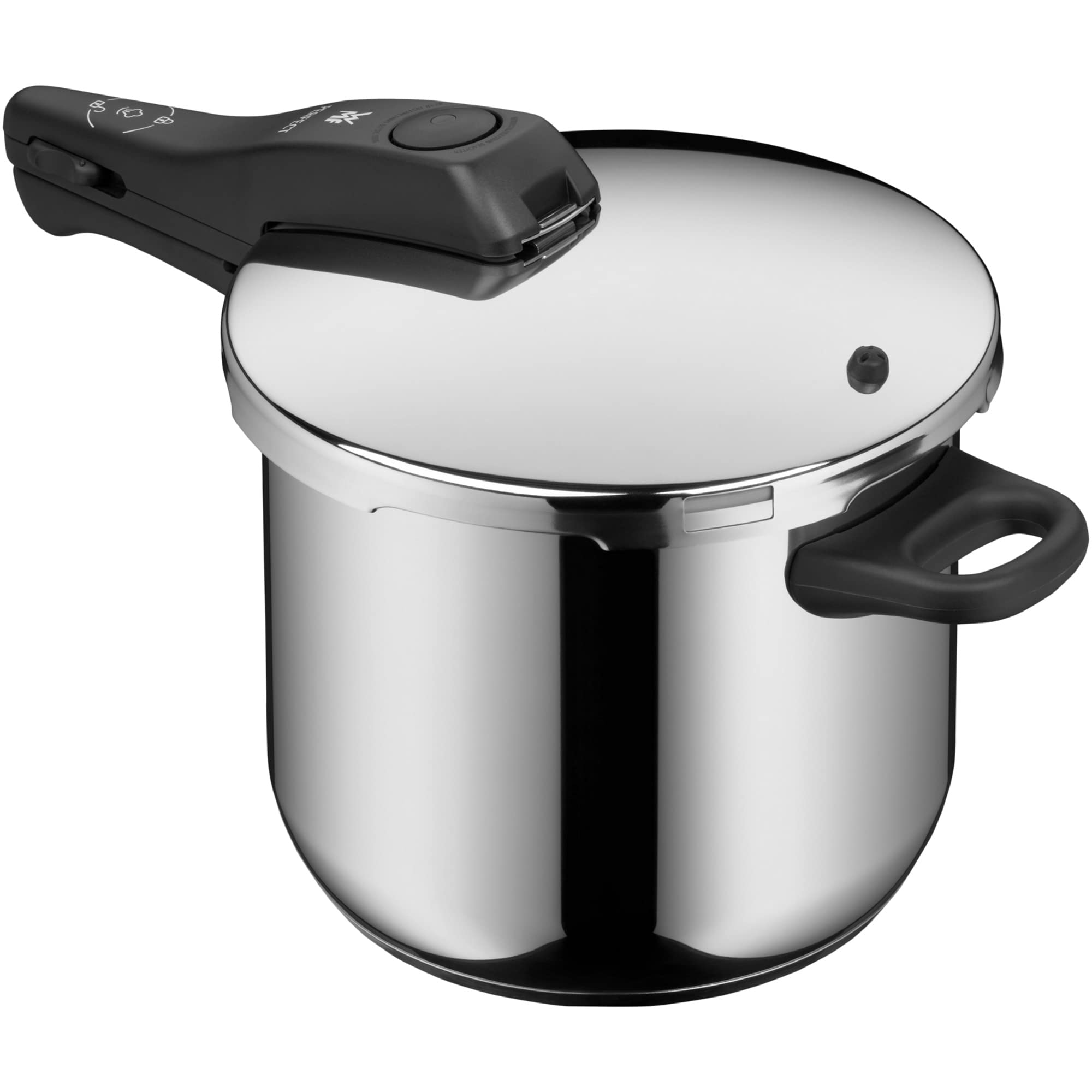 WMF Perfect - Quick Cooker     22 cm Diameter of 6 Litres and a Half Cromargan Stainless Steel for Induction