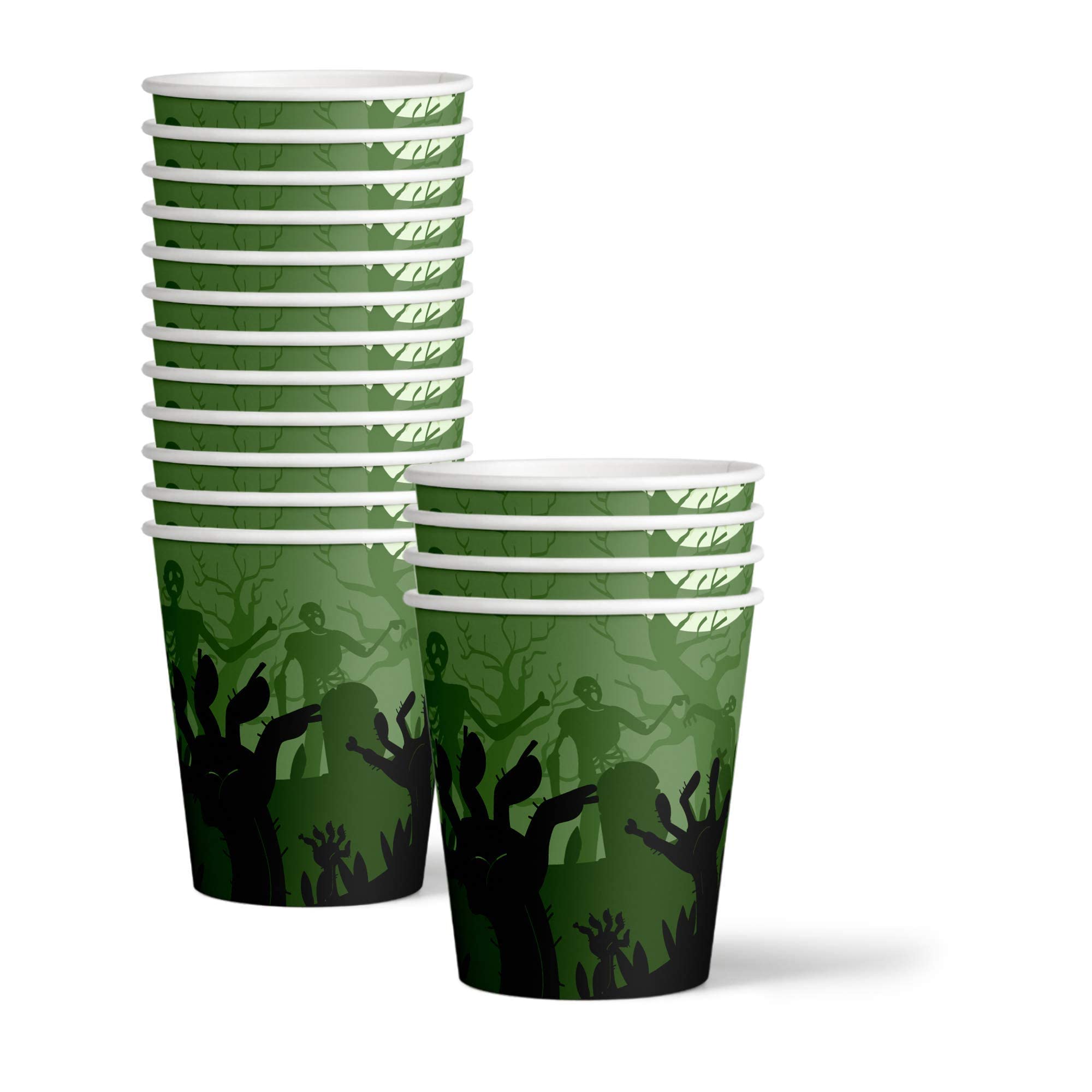 Zombie Birthday Party Supplies Set Plates Napkins Cups Tableware Kit For 16