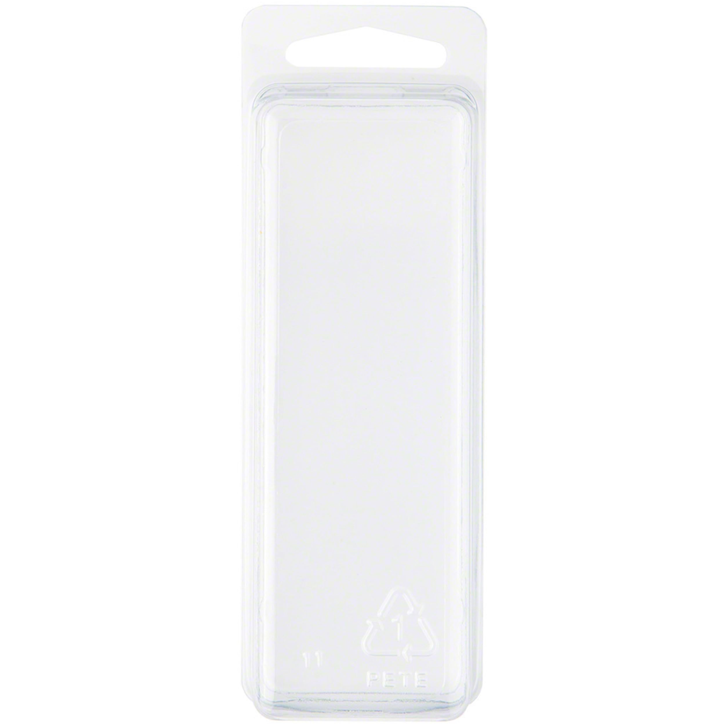 Collecting Warehouse Clear Plastic Clamshell Package/Storage Container, 4.19 H x 1.5 W x 1.25 D, Pack of 10
