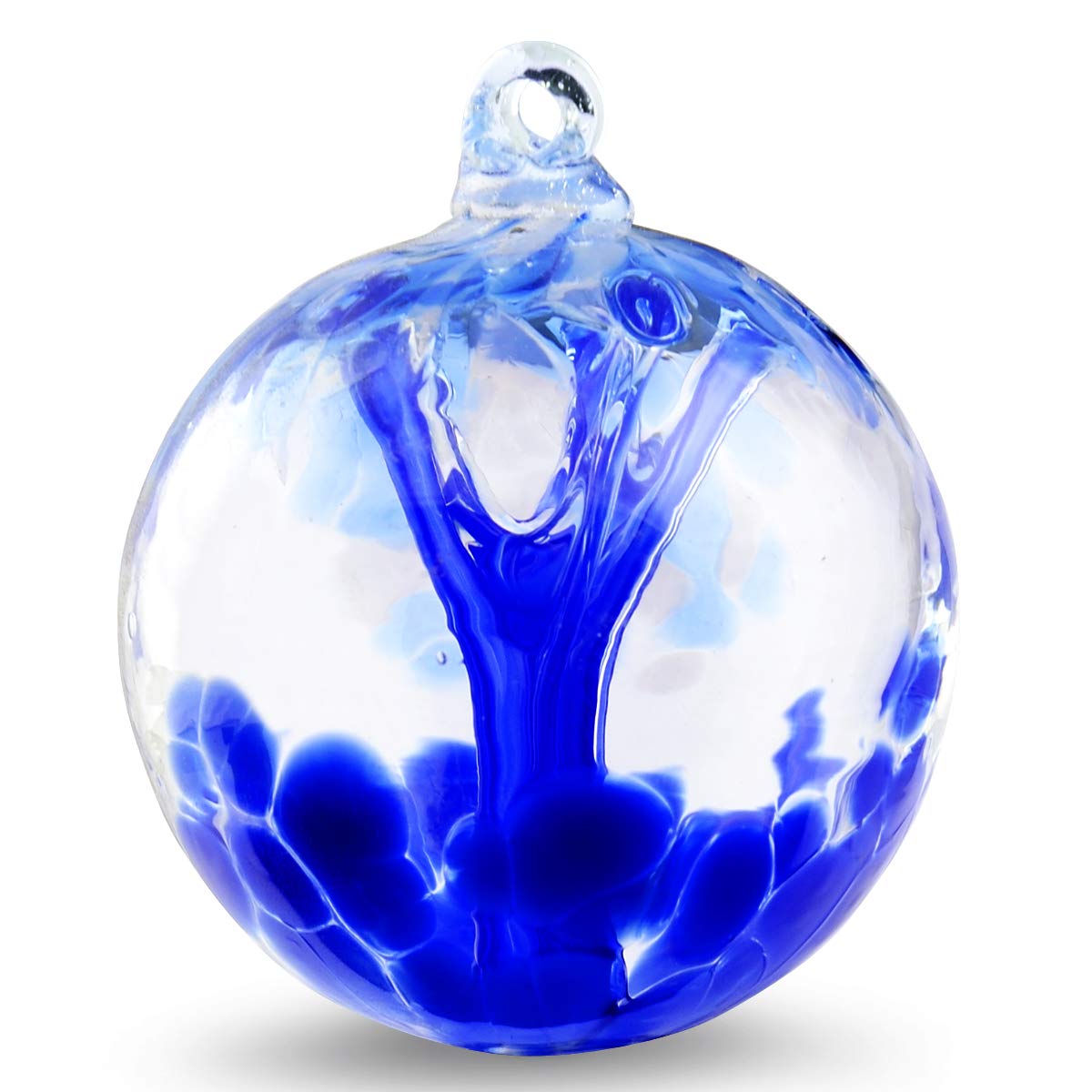 Witch Ball Spirit Tree Mackinac (Mini) 2.5 Inch by Iron Art Glass Designs