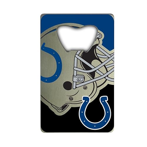 Fanmats 62553 Indianapolis Colts Credit Card Style Bottle Opener - 2A X 3.25