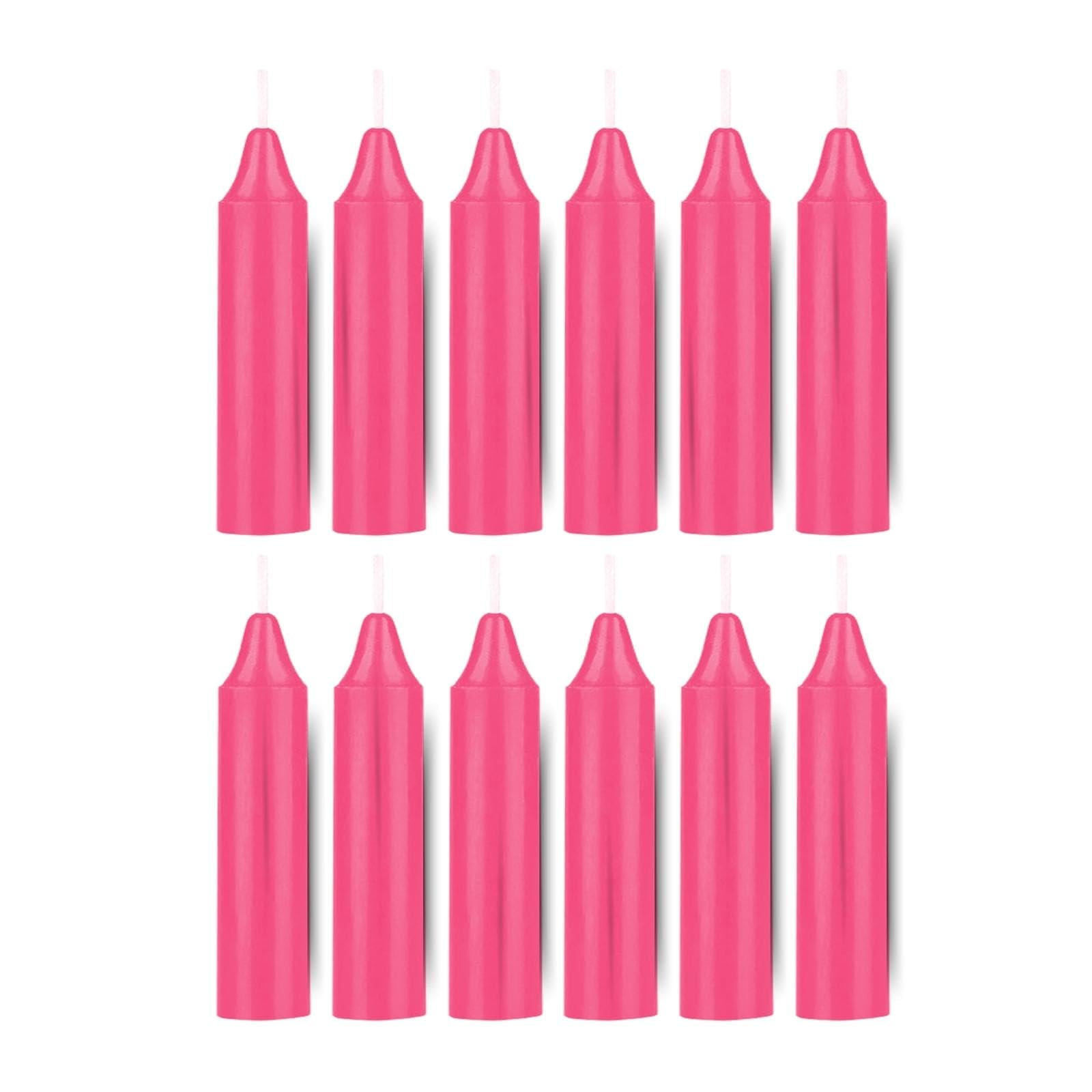 ladyrobyn Box of 12 Yellow Candles | 4 inches Tall & 3/4 inch Diameter | Witchcraft Supplies for Your Personal Wiccan Altar, Spe