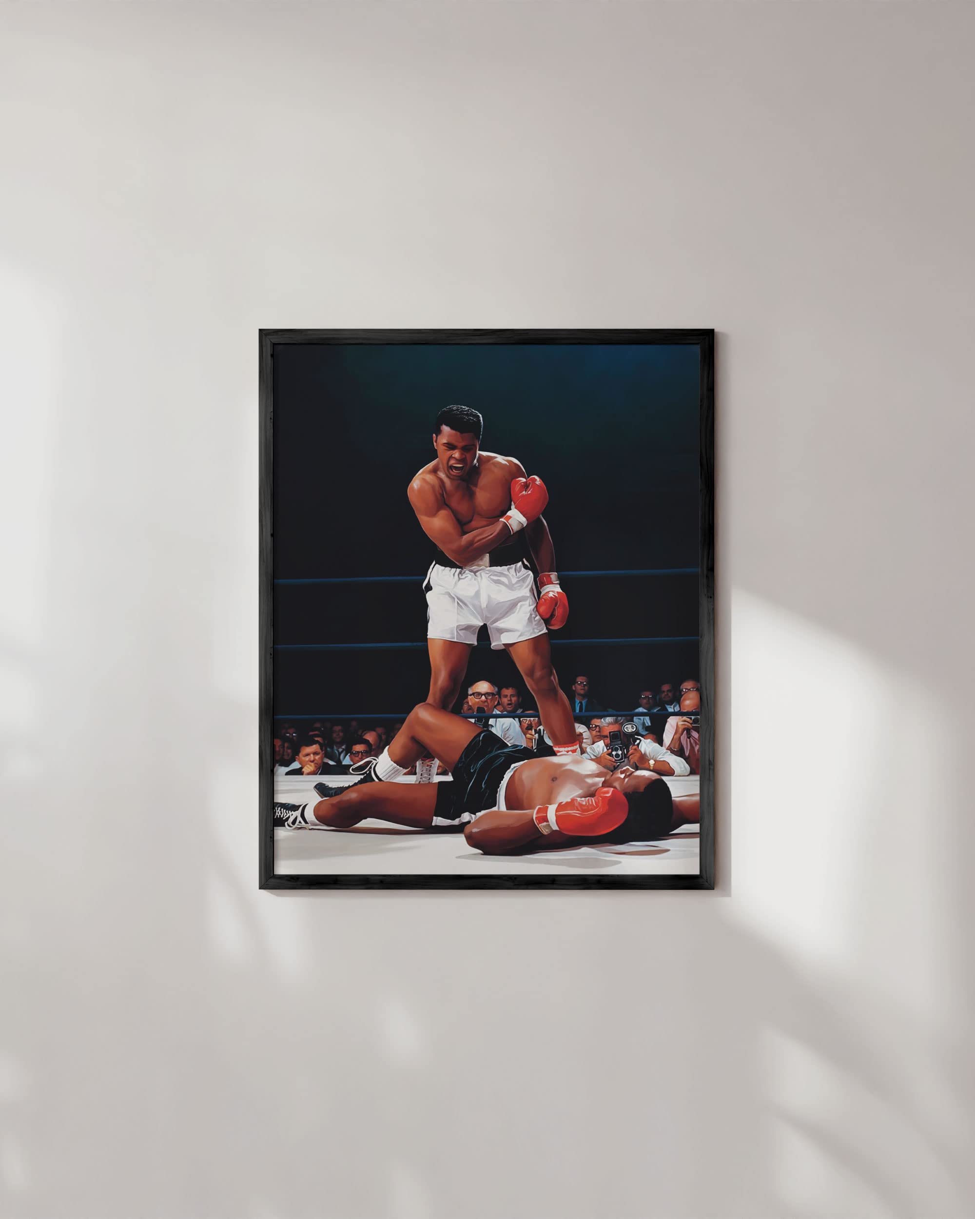 Haus And Hues Muhammad Ali Posters - Muhammad Ali Wall Art For Men, Motivational Wall Decor, Ring Boxing Posters, Motivational P