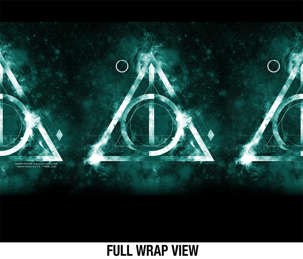 Harry Potter Official Deathly Hallows Logo 24 Oz Insulated Canteen Water Bottle, Leak Resistant, Vacuum Insulated Stainless Stee