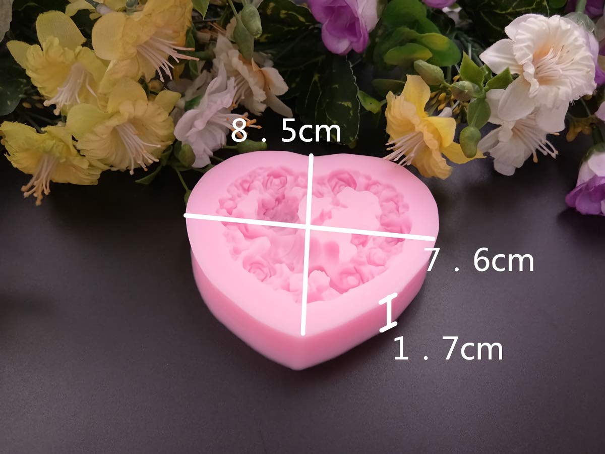 Hengke Heart Shaped Cupid Silicone Mold