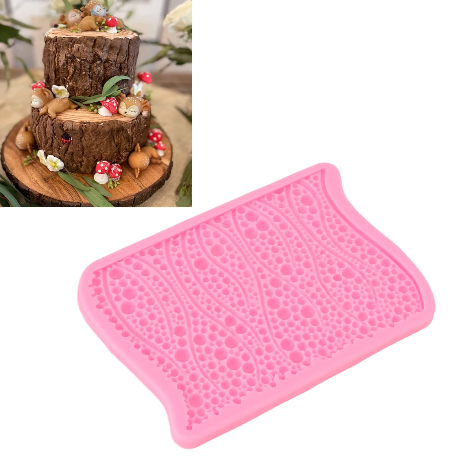 Bubbles Pearls Silicone Mold, Round Pearls Bubbles Fondant Mold Diy Chocolate Candy Sugar Baking Moulds For Cake Decorating