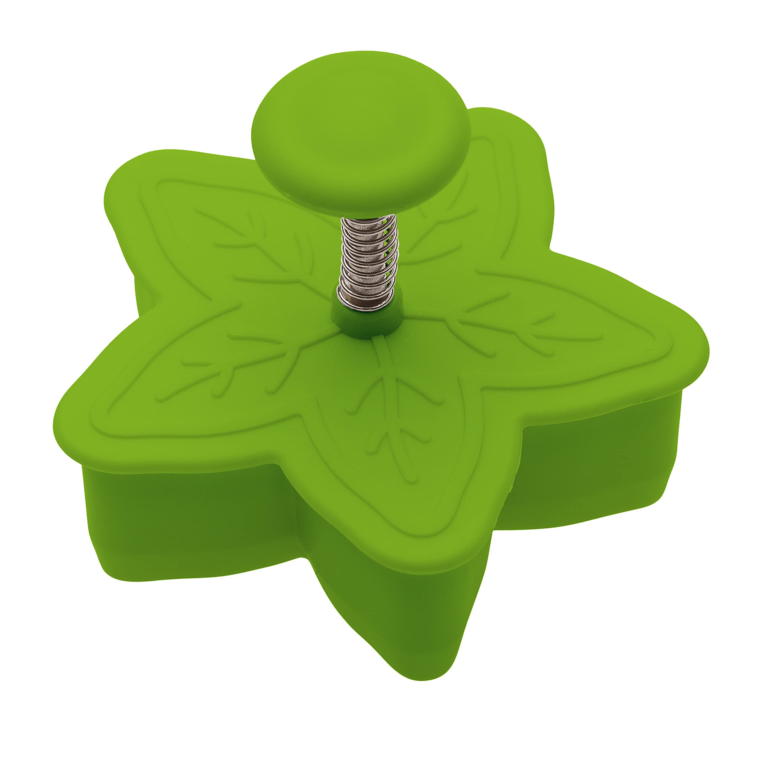 Ateco Snowflake Plunger Cutters Baking Supply, 2 By 2-Inch, Green
