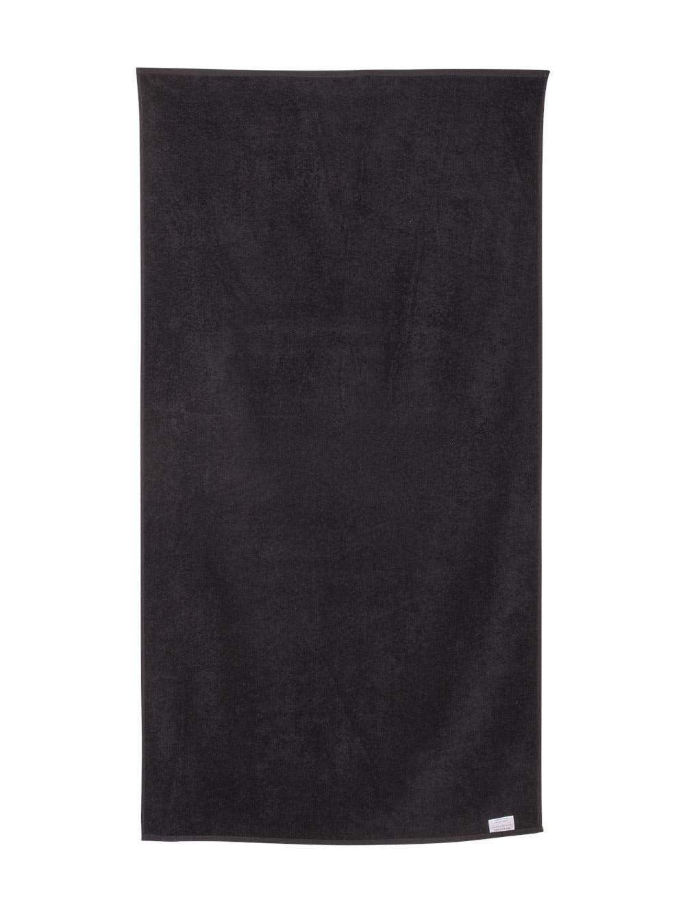 OAD Value Beach Towel - Black  One Size