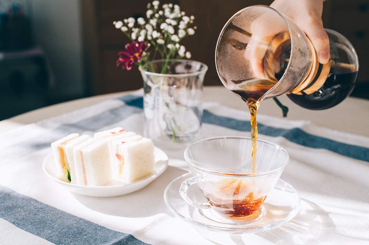 Hario Woodneck Drip Pot, 480Ml, Acacia Wood