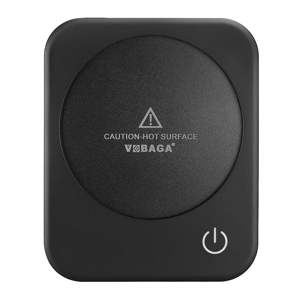 Vobaga Coffee Mug Warmer, 4 Hours Auto Shut Off Cup Warmer For Office Home Desk Use With 3 Temperature Settings, Electric Bevera