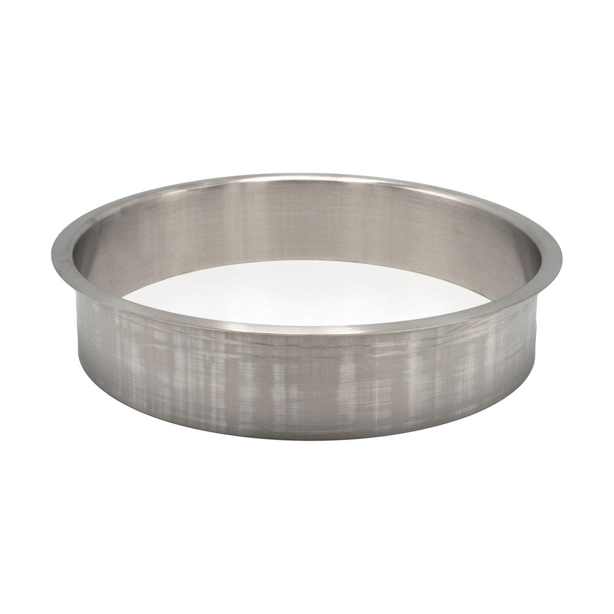 Outwater 8'' (Nominal) Diameter X 2'' Height 304 Polished Stainless Steel Trash Grommets For Countertop Inserted Trash Chutes