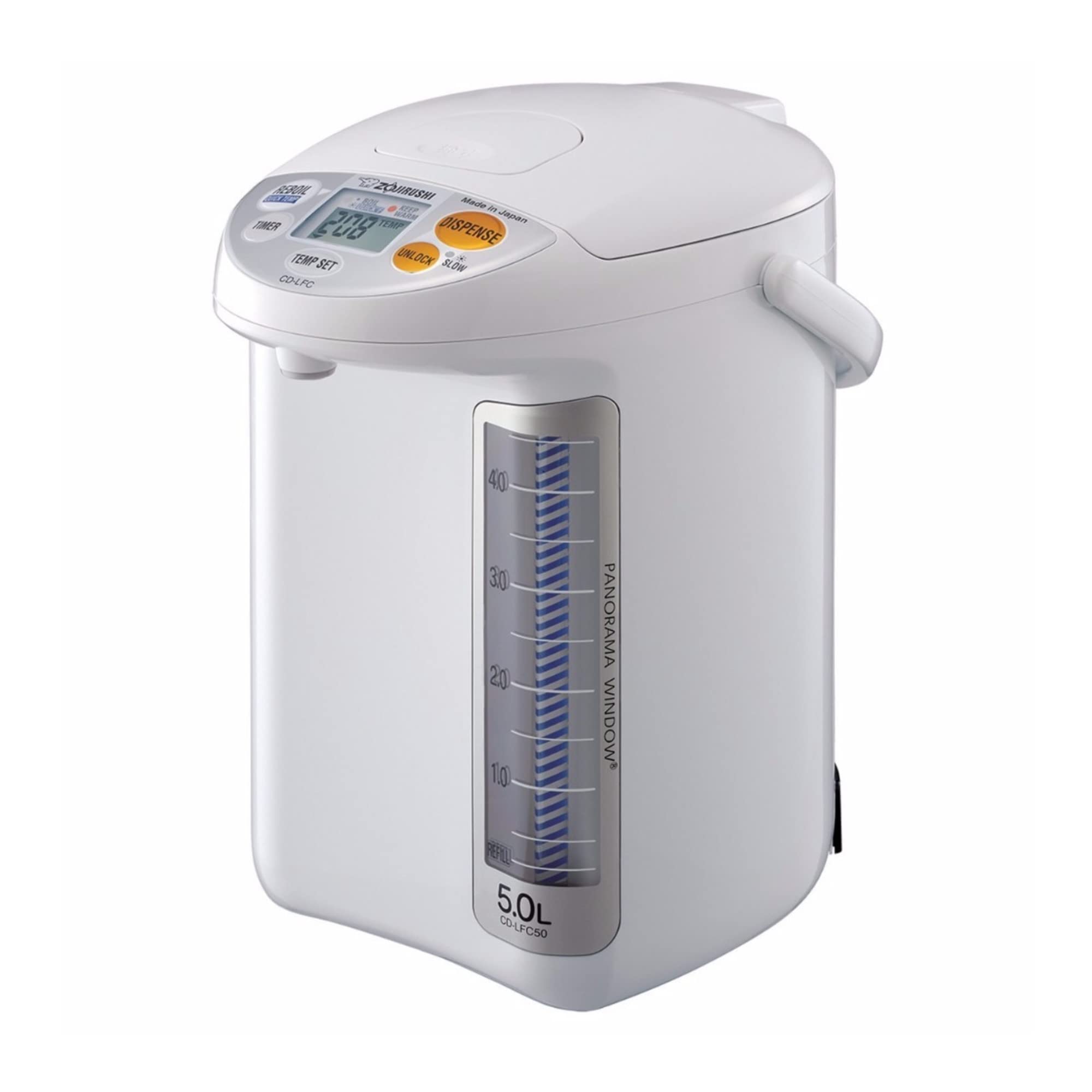Zojirushi Cd-Lfc50 Panorama Window Micom Water Boiler And Warmer (169-Ounce, 5.0-Liter, White)