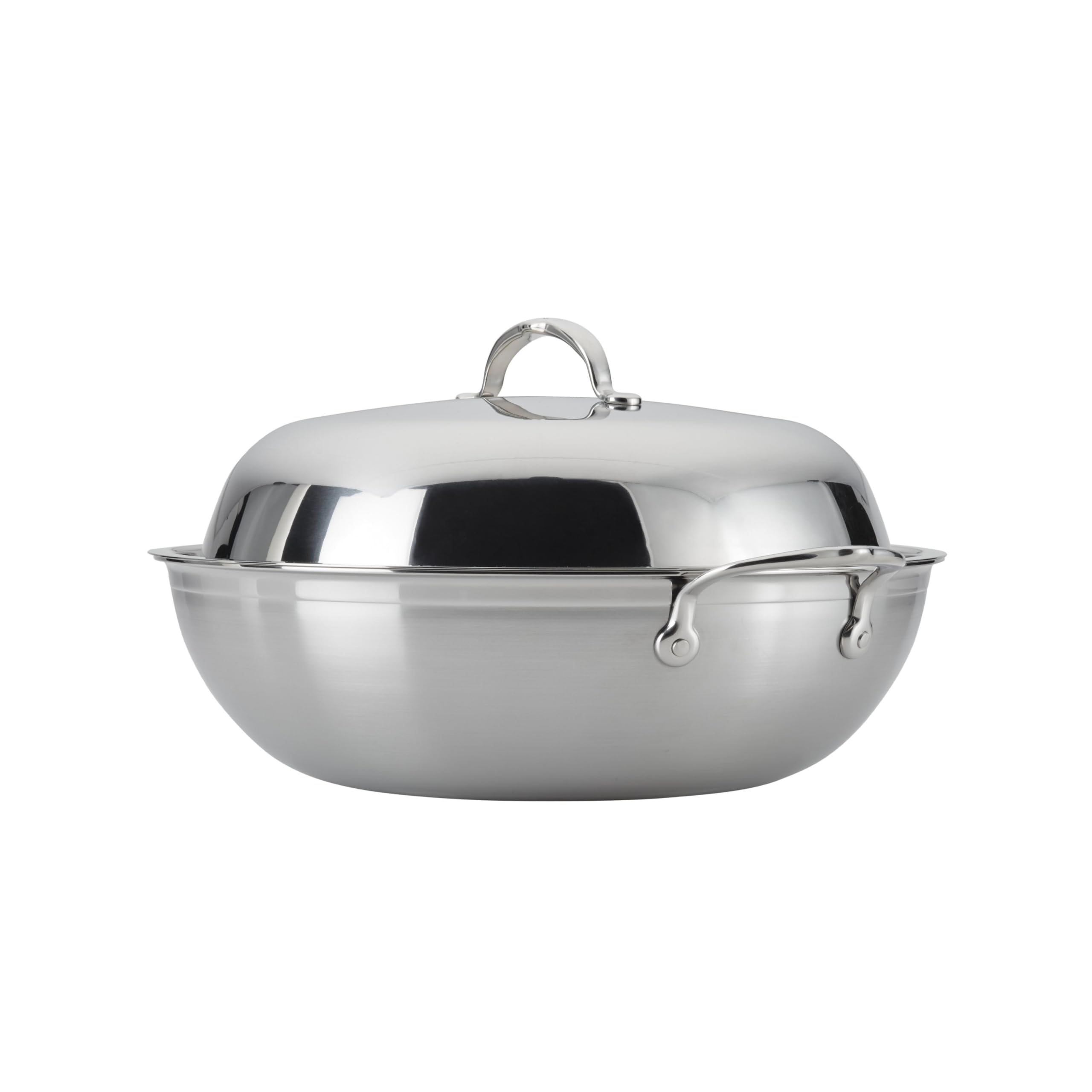 Hestan ProBond Forged - Professional Clad Stainless Steel Wok, 14-Inches, Induction Compatible