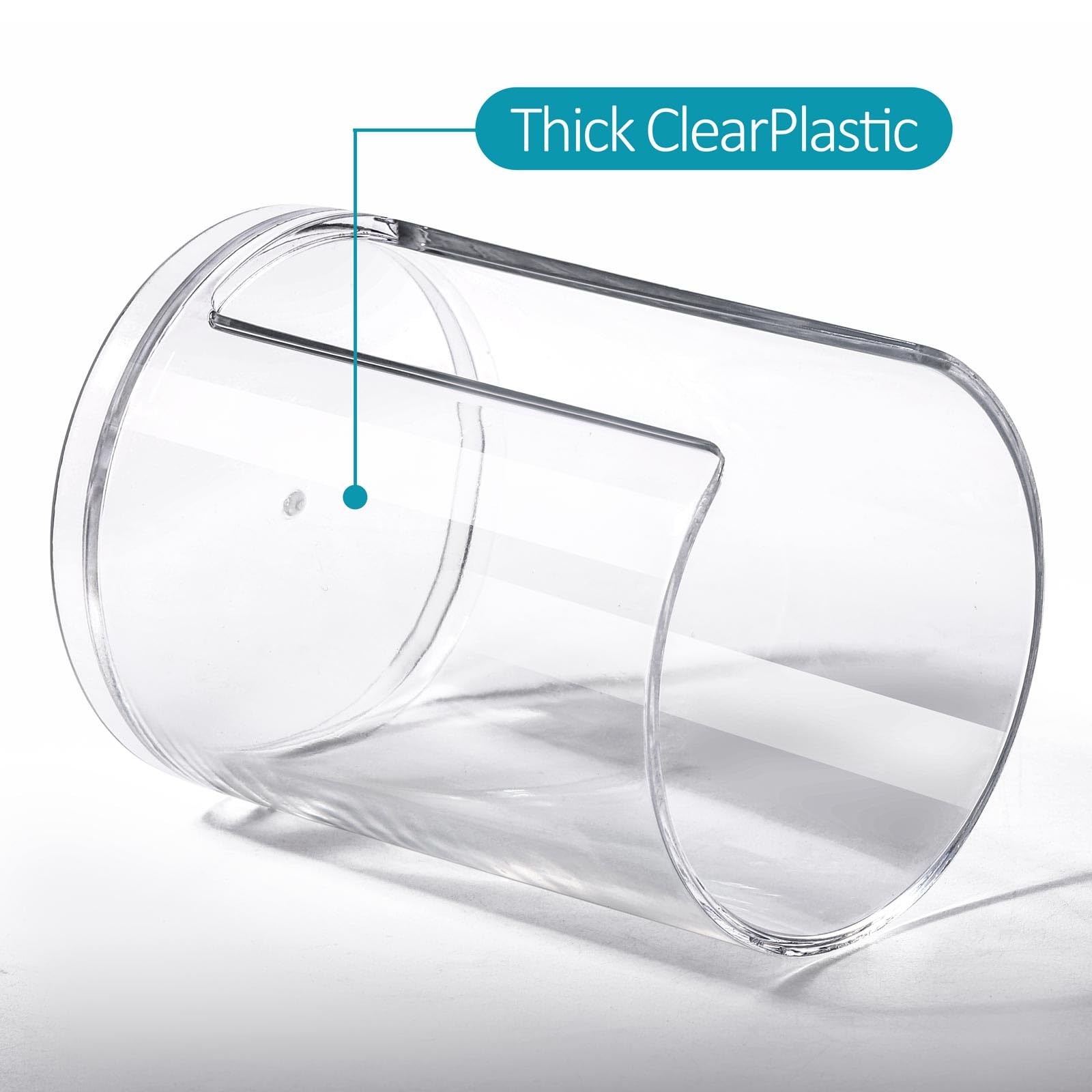 3 Pack Bathroom Cup Dispenser 3 Oz Countertop Storage Mouthwash Cups Holder, Plastic Small Disposable Paper Cup Holders For Bath