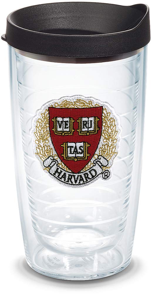 Tervis Made in USA Double Walled Harvard University Crimson Insulated Tumbler Cup Keeps Drinks Cold & Hot, 16oz, Logo