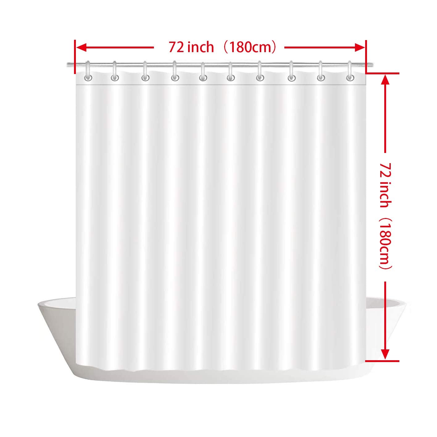 Tjz Home Elephants Shower Curtain, African Wild Animal Elephants Close-Up Black Gray Polyester Cloth Print Bathroom Curtains Inc