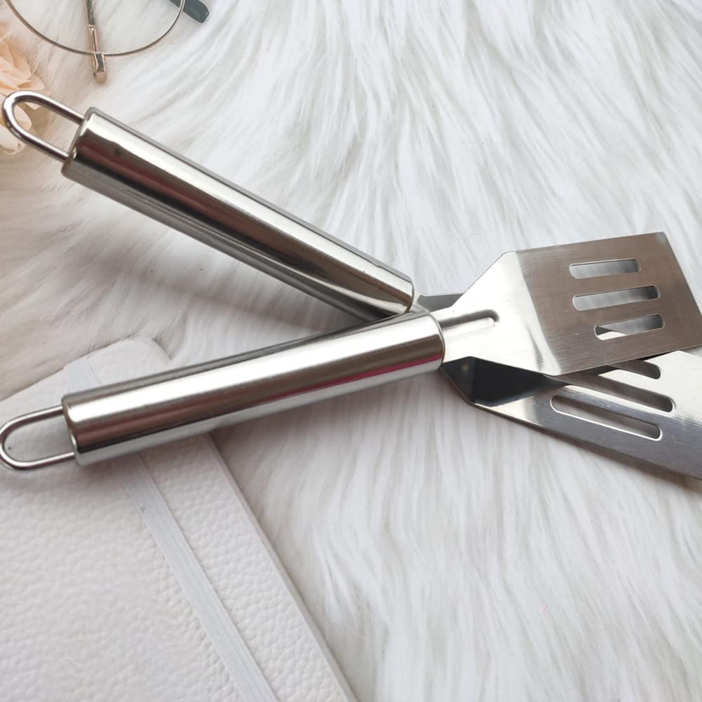 Mini Serving Spatula With Comfortable Handle, 9.8 Inch Stainless Steel Mini Brownie Serving Spatula For Fried Eggs, Cakes, Fryin