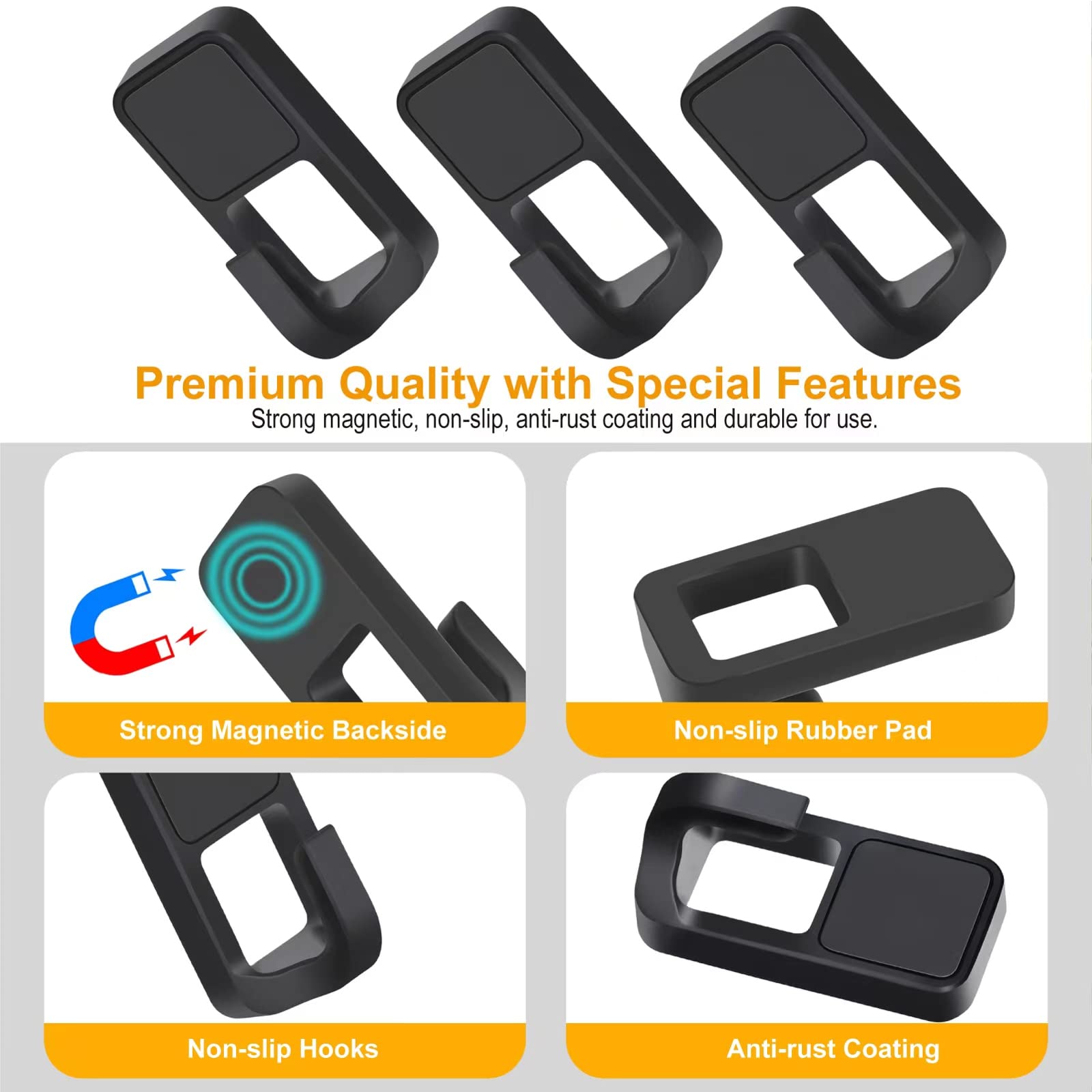 Magnetic Grill Hooks, Magnet Hooks For Grills, Rust Proof & Heavy Duty Outdoor Magnetic Hooks, Grills Magnetic Hooks For Barbecu