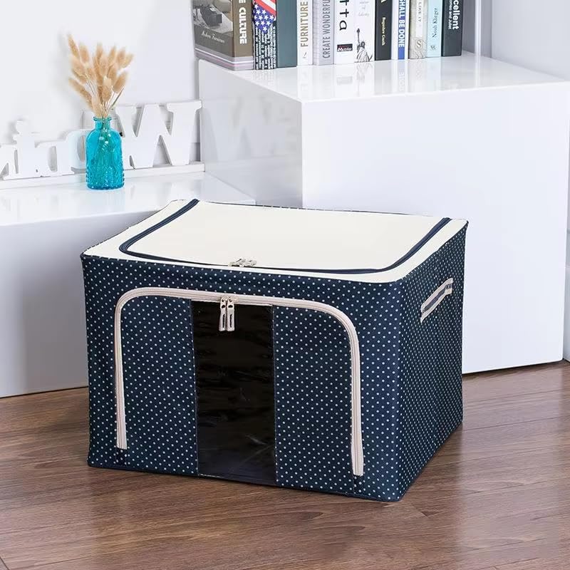 Shopping Mart Oxford Cloth Storage Box Clothes Closet Organizer Bed Quilt Sheet Blanket Pillow Rack Container Foldable Storage C