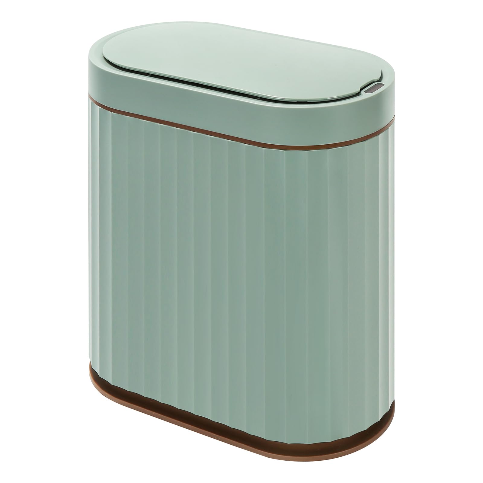 ELPHECO Bathroom Trash Can with Automatic Lid 2 Gallon Sensor Trash Bin, Smart Garbage Can IPX5 Waterproof Trash Bin, Small Slim