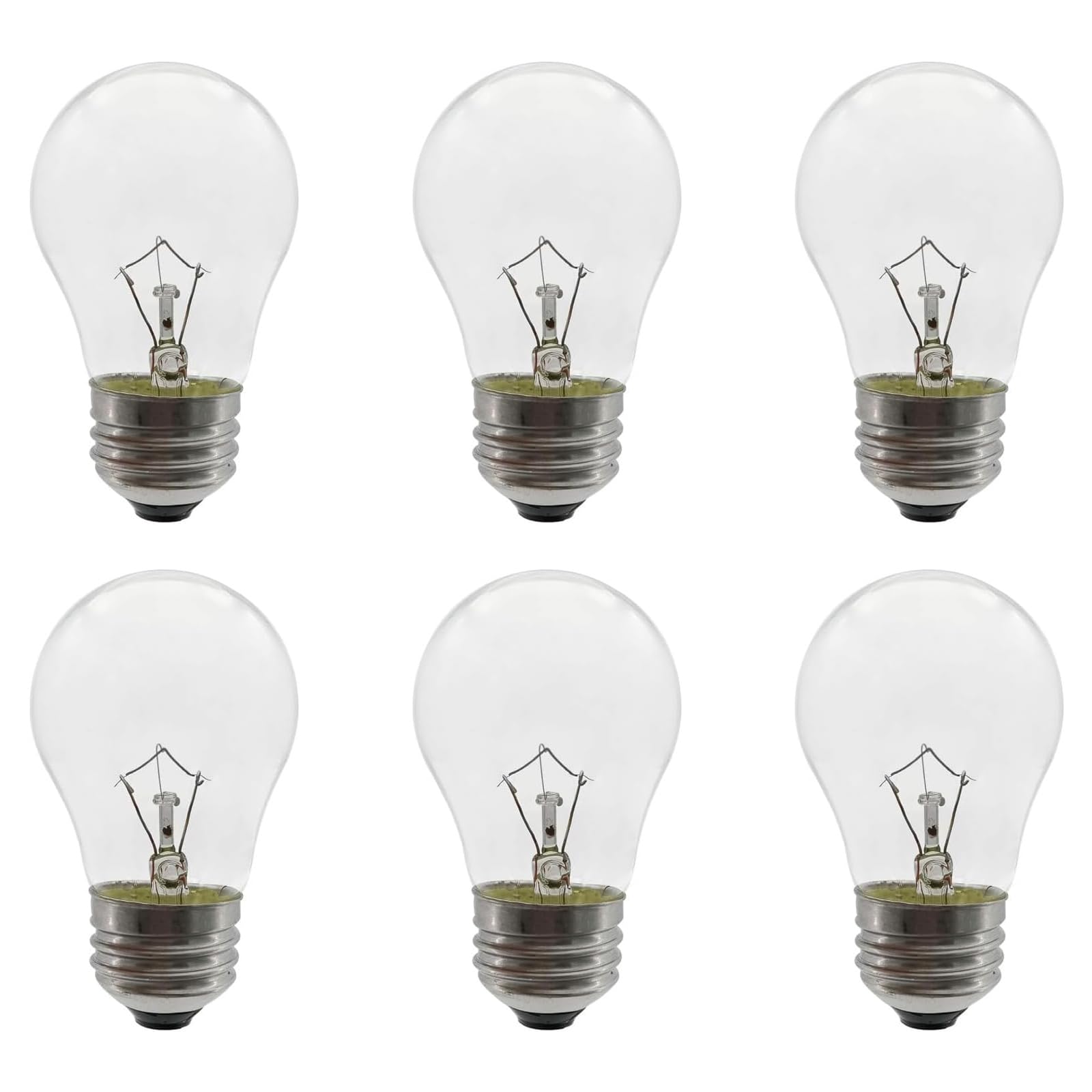 Appliance Oven Light Bulb A15 40 Watt Light Bulb,High Heat Incandescent Bulbs Resistant Appliance For Oven, Stove, Refrigerator,