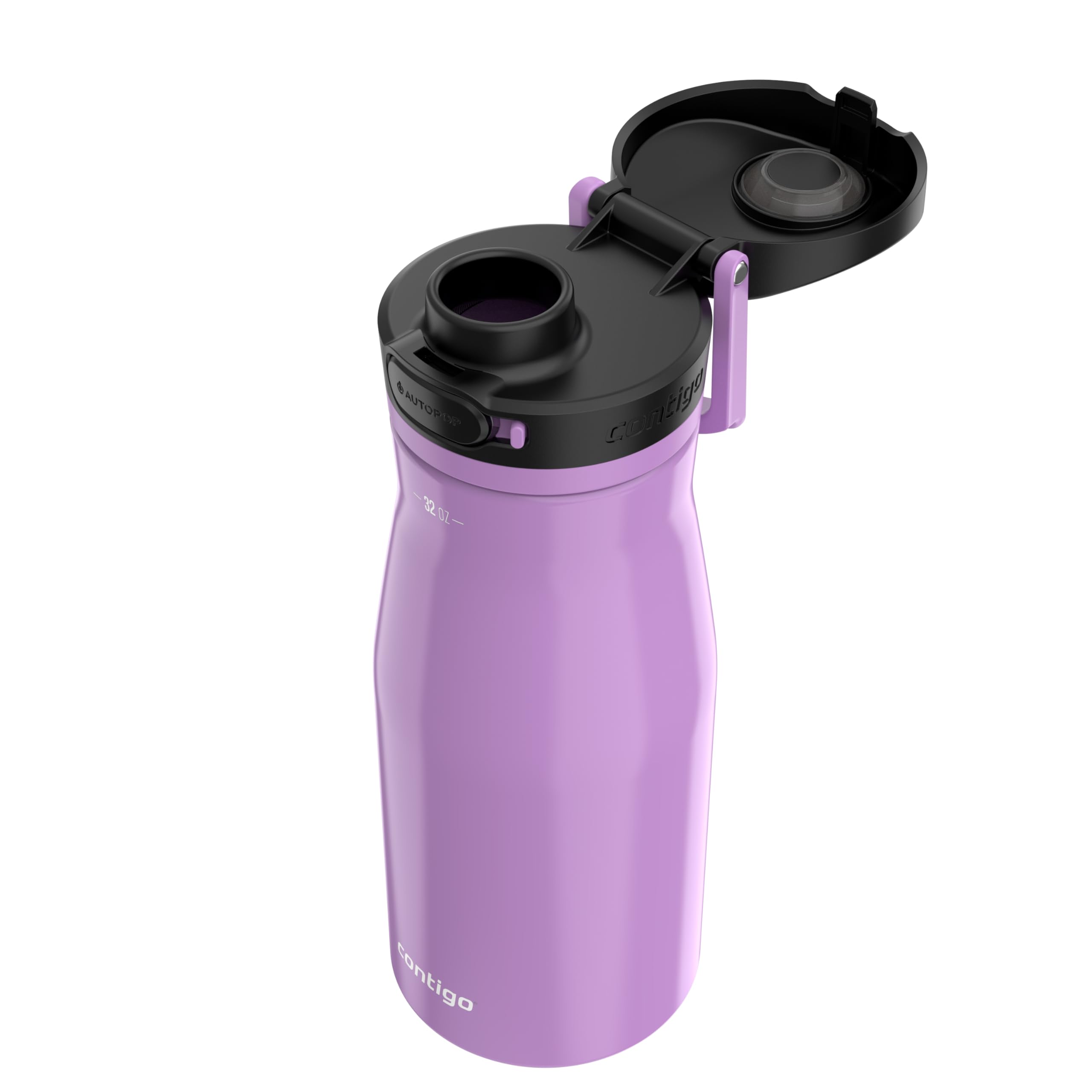 Contigo Jackson Water Bottle, 32 Oz, Pansy