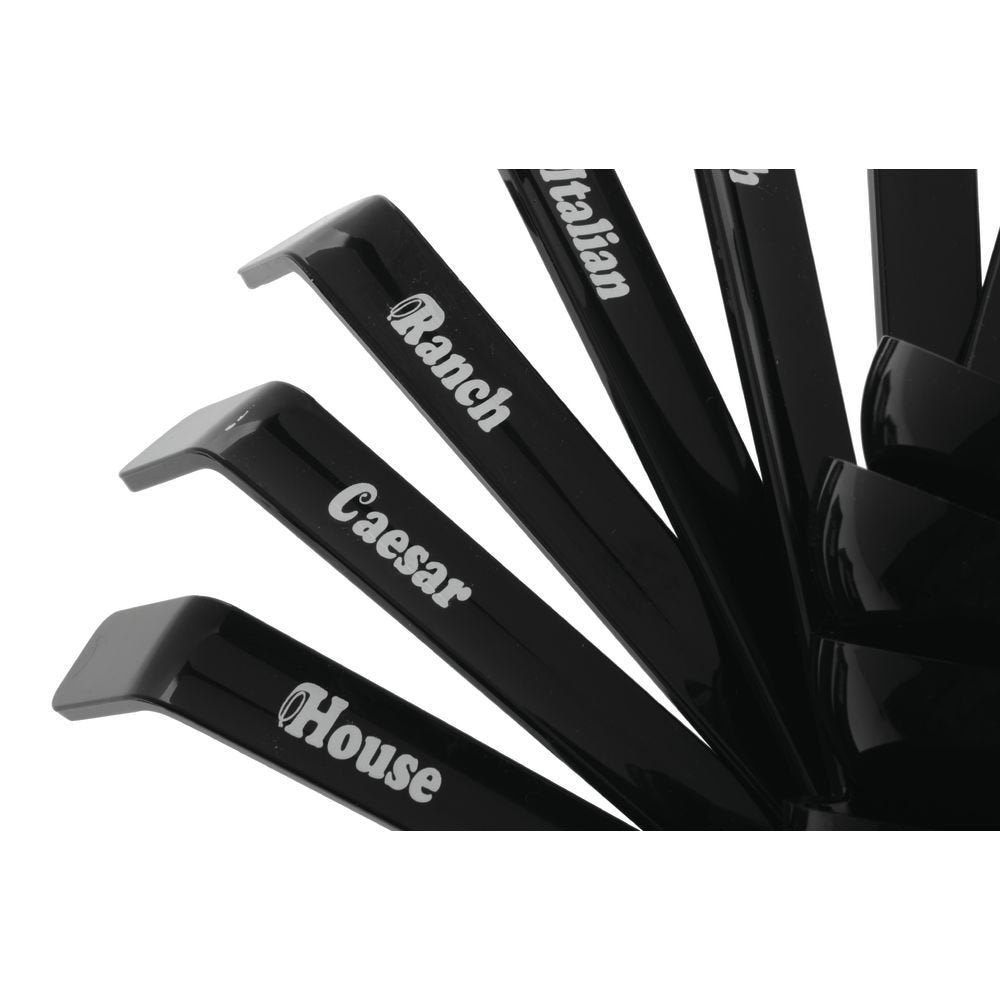 Cambro Ld85A110 Camwear Ladle (Assortment Pack), 8-1/2'', 3/4 Ounce, Black, Nsf, 12-Units