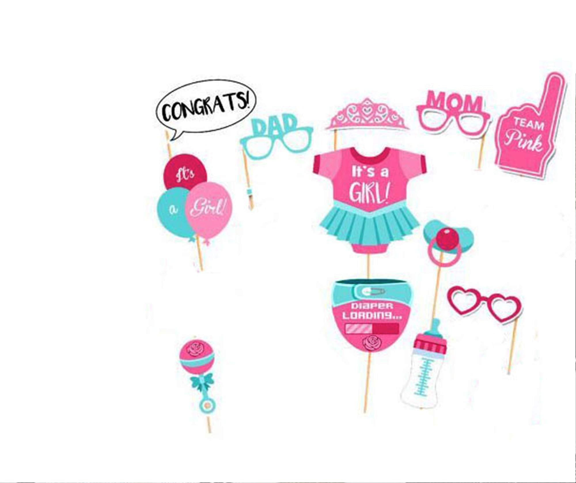 Funcart Its Girl Pary Props (12pcs)