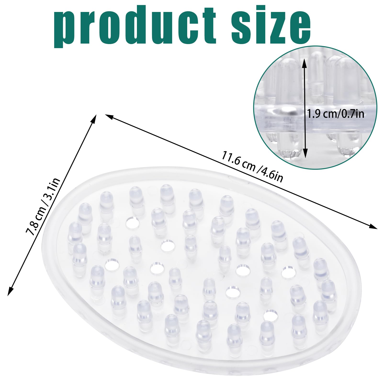 2 Pieces Plastic Soap Dish Clear Bar Holder Tray Self Draining Soap Saver With Holes Soap Container For Bathroom Counter, Kitche