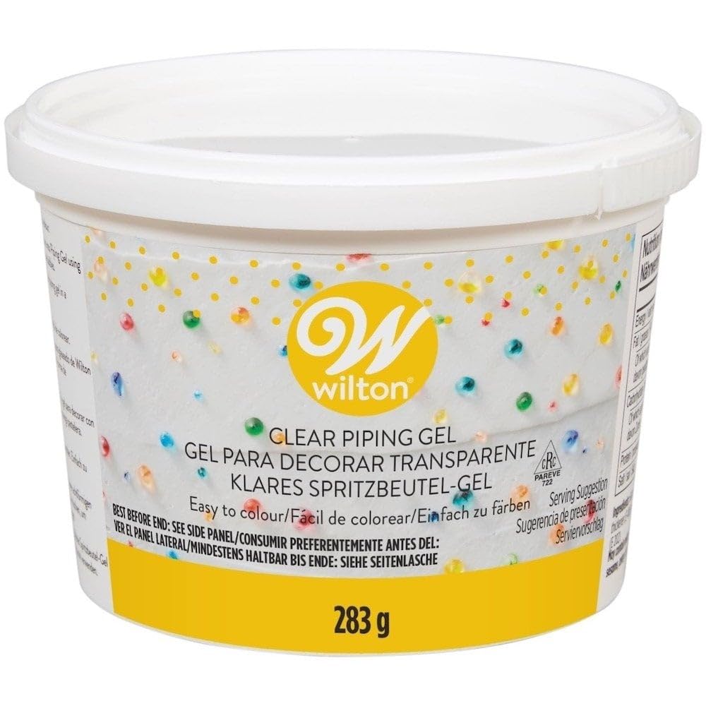 Wilton 704-9987 Clear Piping Gel 10 Oz(283 Oz), Packaging May Vary