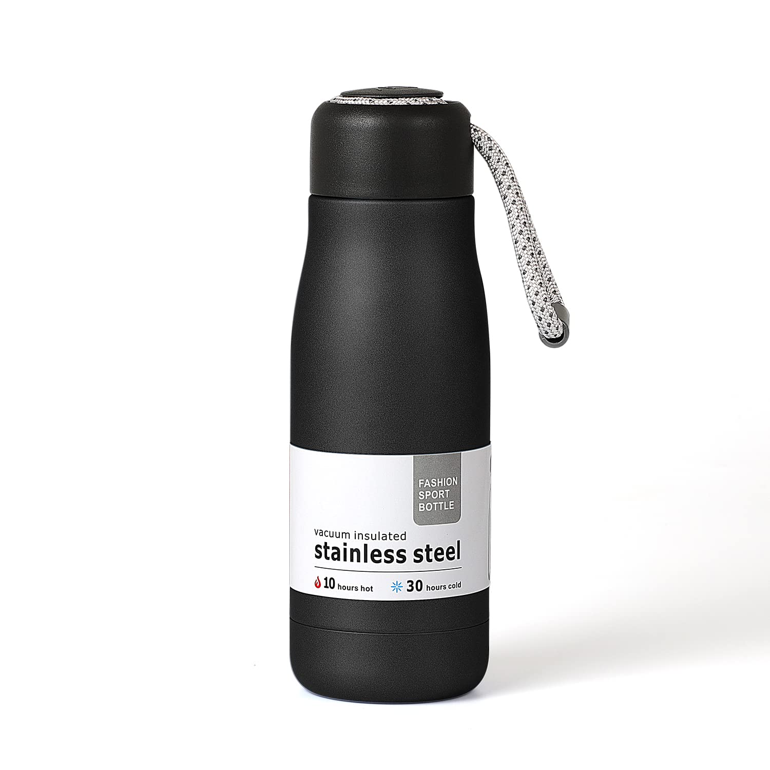 Water Bottles with Portable Lid,Hydro Insulated Thermal Flask for Hot or Cold Drinks 350ml Stainless Steel Metal Reusable Water 