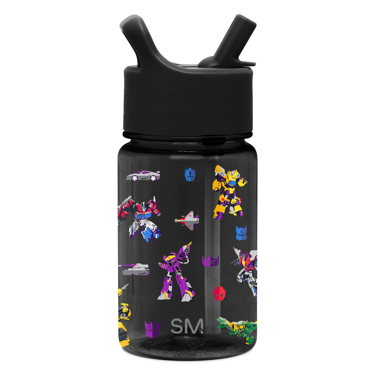 Simple Modern Transformers Kids Water Bottle Plastic Bpa-Free Tritan Cup With Leak Proof Straw Lid | Reusable And Durable For To