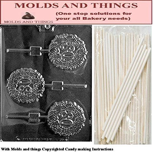 Number 80Th Birthday Chocolate Candy Mold Numbers And Letters Chocolate Candy Mold With  Candy Making Instruction