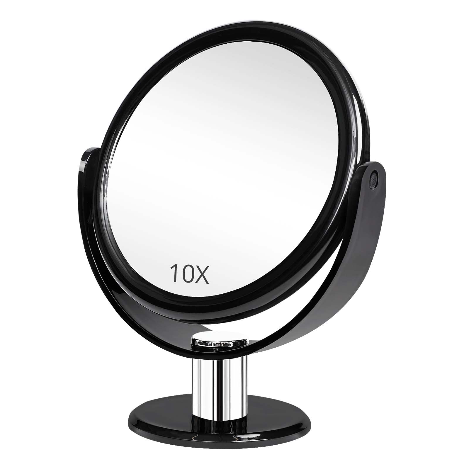 Fabuday Magnifying Makeup Mirror Double Sided 7 Inch Tabletop Mirror with 1x &10x Magnification, Two Sided Cosmetic Vanity Mirro